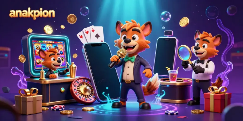 Experience the fun at anakpion's comedy casino with hyenas performing live entertainment.