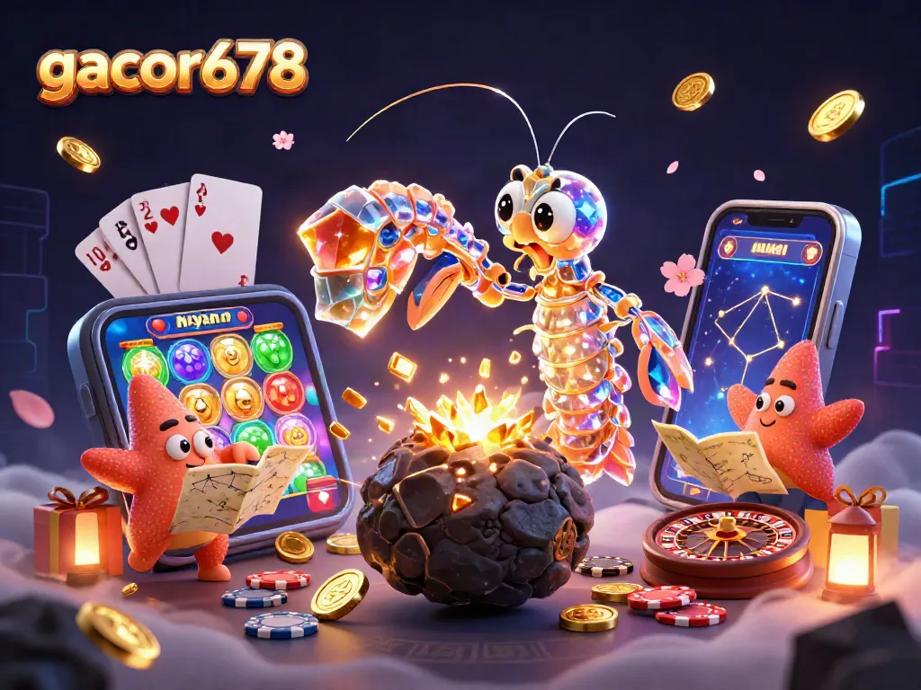 Spin to win with gacor678's vibrant slots and gaming experience, featuring dynamic characters and games.