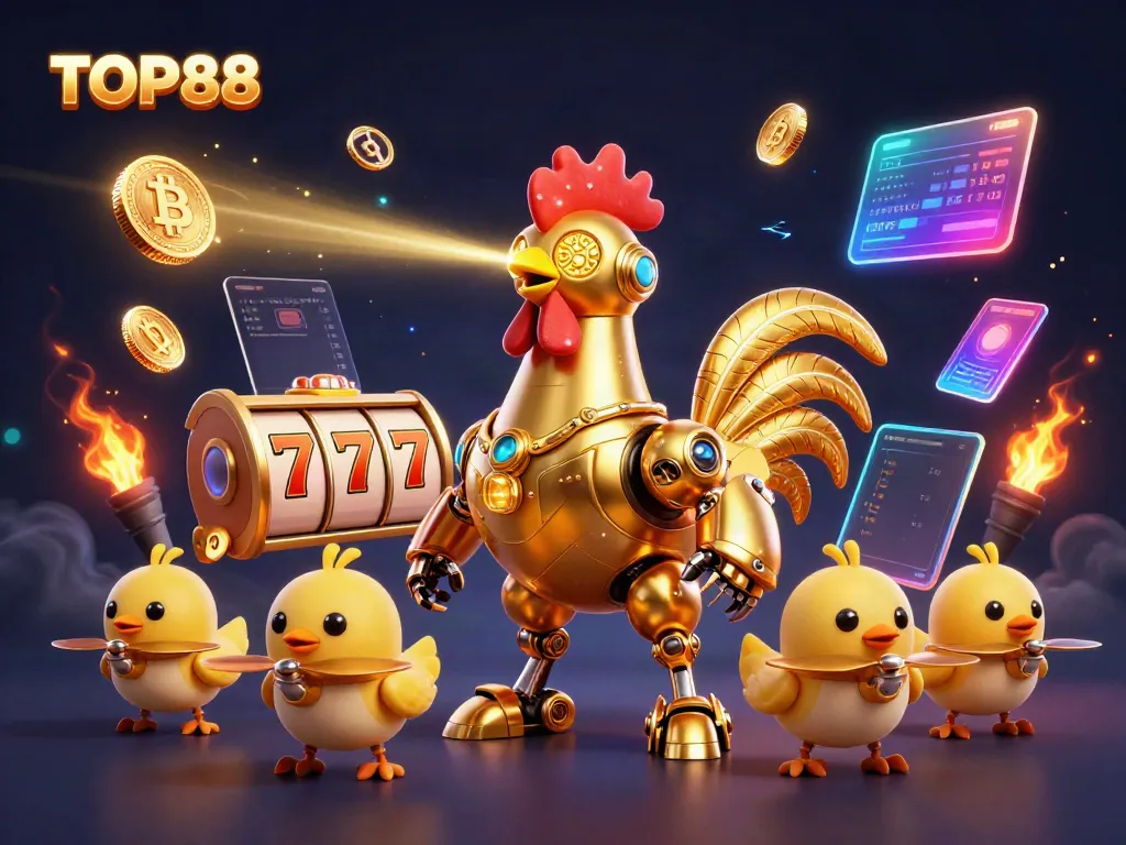Engage in thrilling gameplay at TOP88 with innovative gaming elements and animated characters.