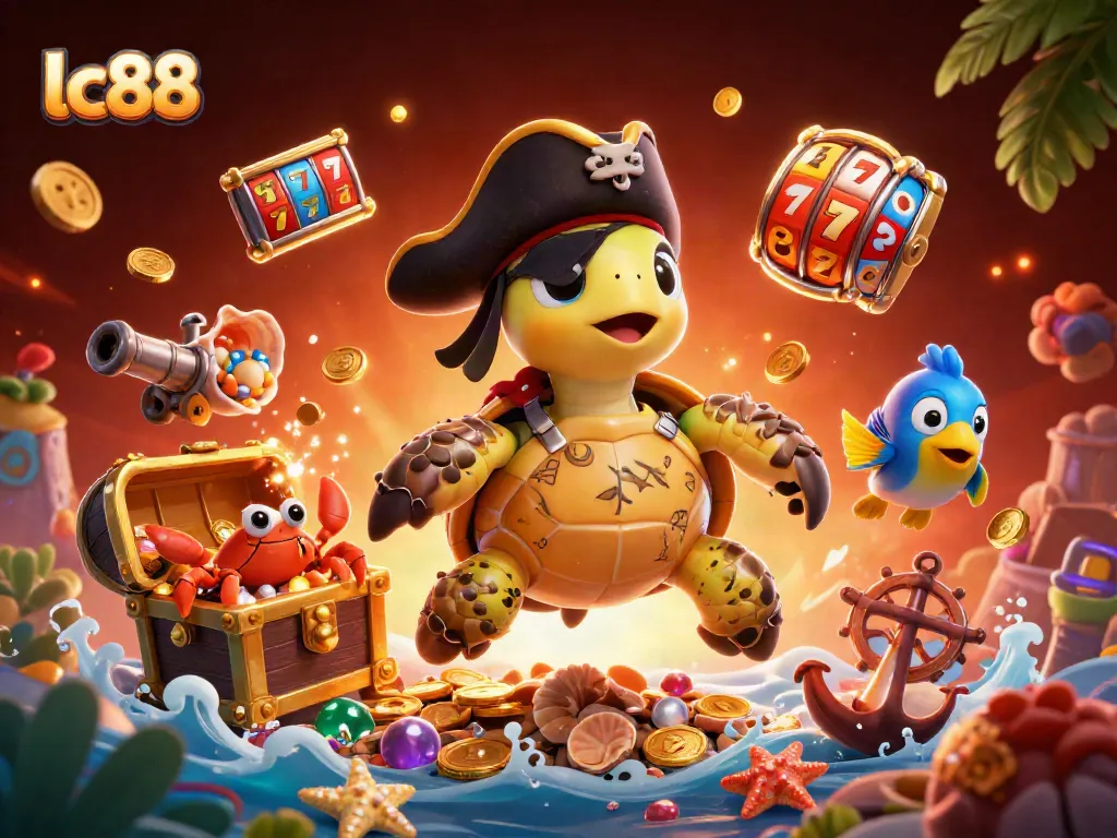 Engage in the thrilling lc88 underwater adventure with turtle and crab, discovering slots and treasures!