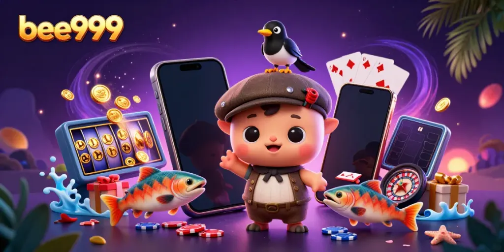 Engage in thrilling gaming experiences with bee999 featuring cute Nessie and gold prizes.
